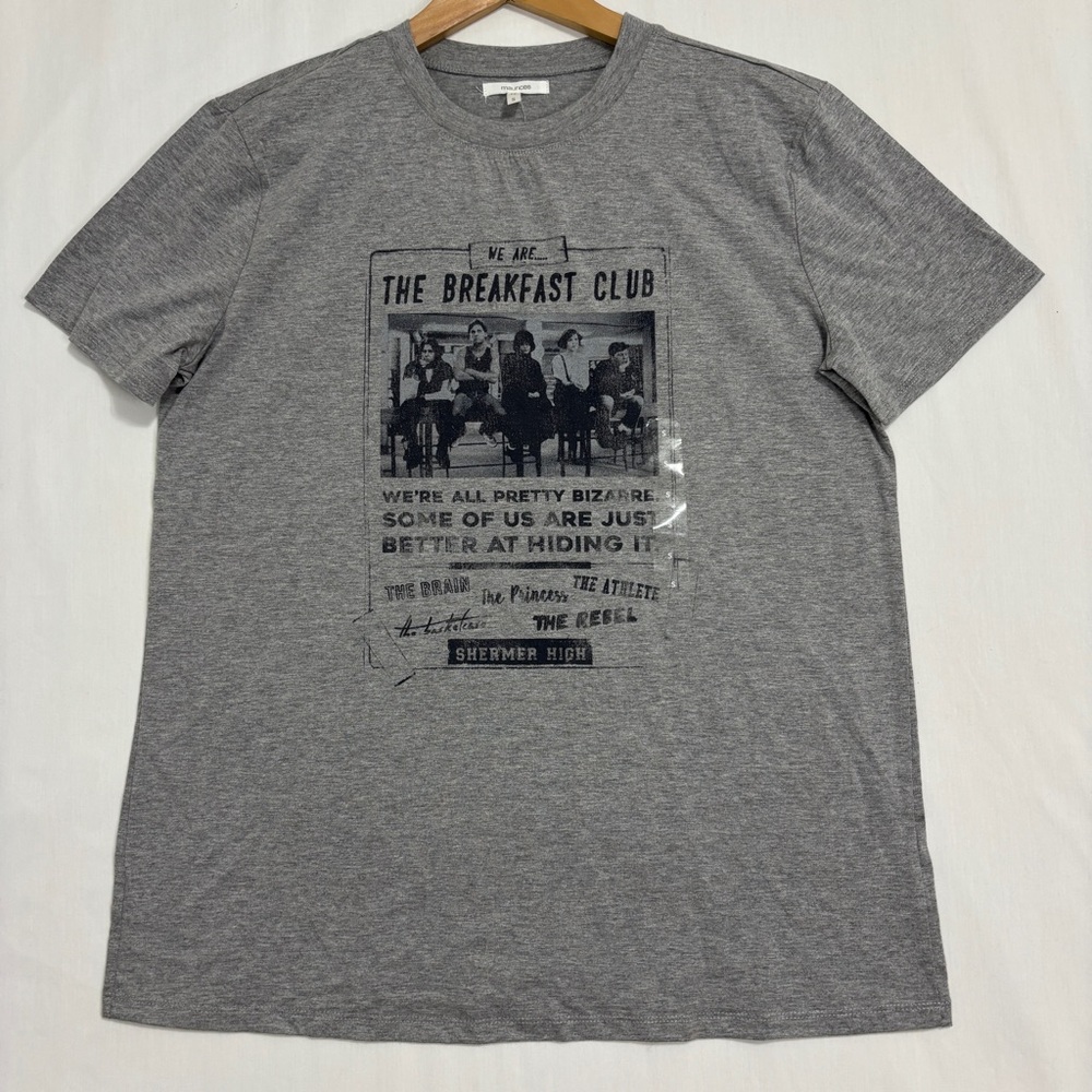 Maurice's‎ Breakfast Club T-Shirt NWT Womens S Heather Gray Oversized 80's Gift